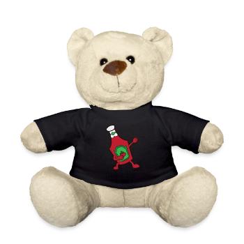 Ketchup - danse, dab, dab, dabbing - Nounours - noir - Devant