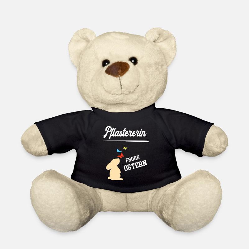 Pflastererin Ostern Handwerkerin Oster Outfit - Teddy - Schwarz