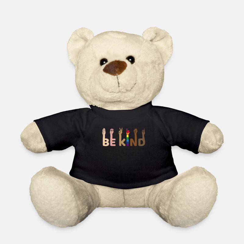 LGBT Regenbogen Be Kind - Teddy - Schwarz