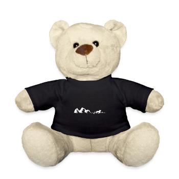 Hund - Herzklopfen - Berge - (2) - Teddy - Schwarz - Vorne
