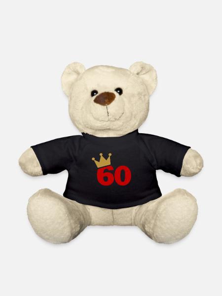 60th birthday - Teddy Bear - black