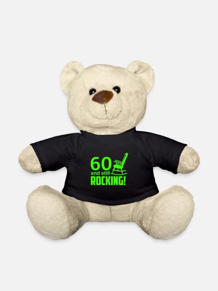 60th birthday - Teddy Bear - black