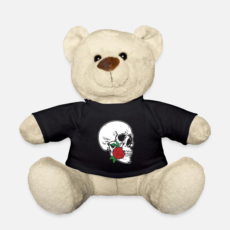 Tête de mort - Nounours - noir