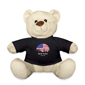 new York - Teddy Bear - black - Front