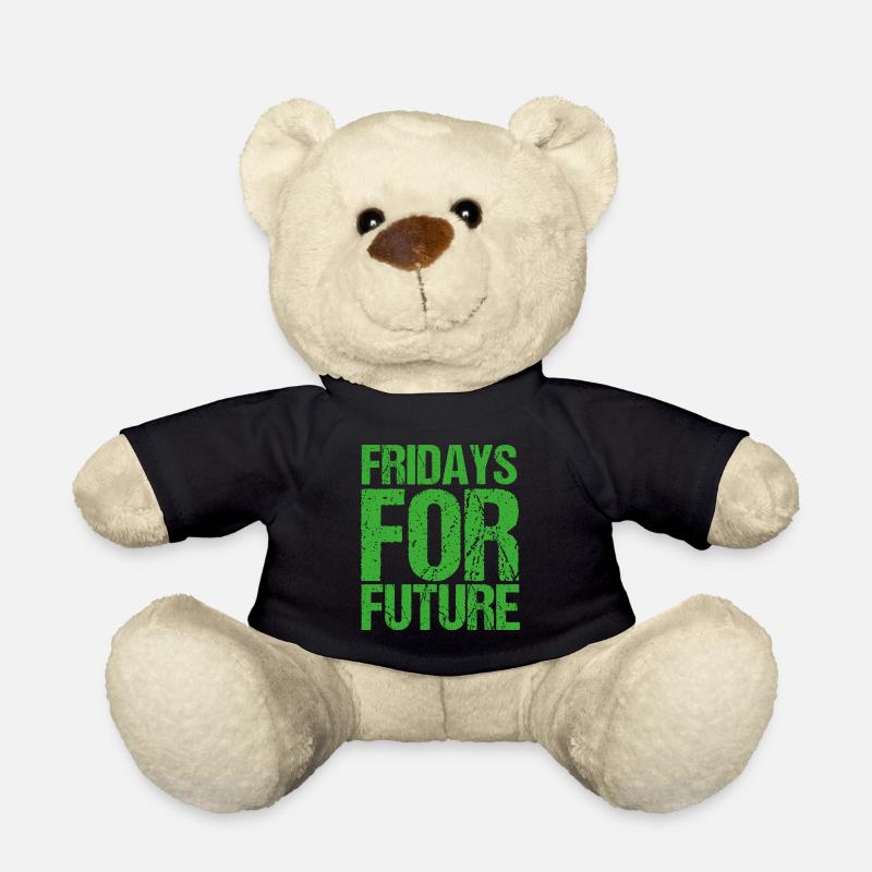 Fridays For Future - Teddy - Schwarz