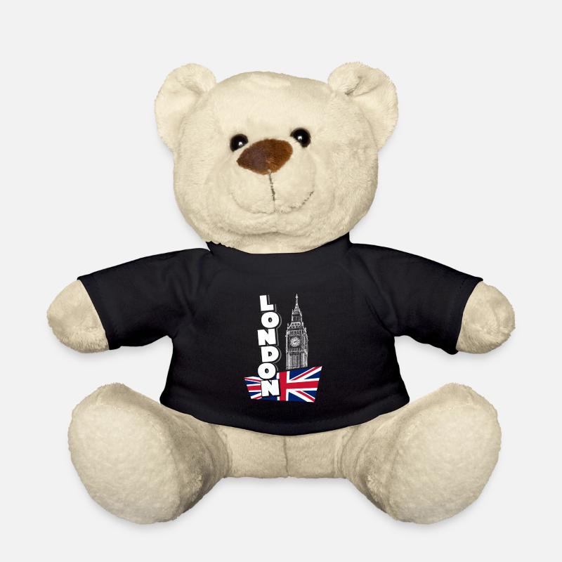 London - Teddy Bear - black