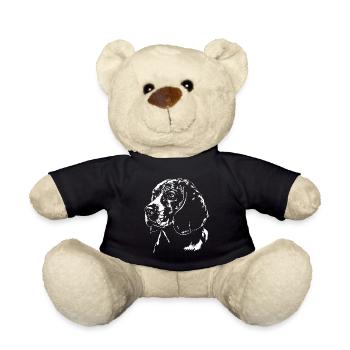BEAGLE Hundeportrait Jagdhund Hund Hunde Wilsigns - Teddy - Schwarz - Vorne