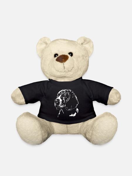 BEAGLE Hundeportrait Jagdhund Hund Hunde Wilsigns - Teddy - Schwarz