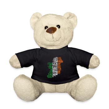 Ireland - Teddy Bear - black - Front
