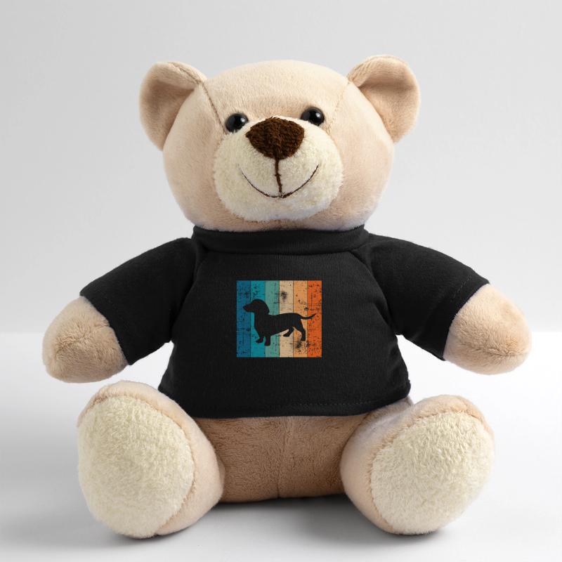 Teckel Dachshund Retro Dachshund Puppy Gift Idea Teddy Bear