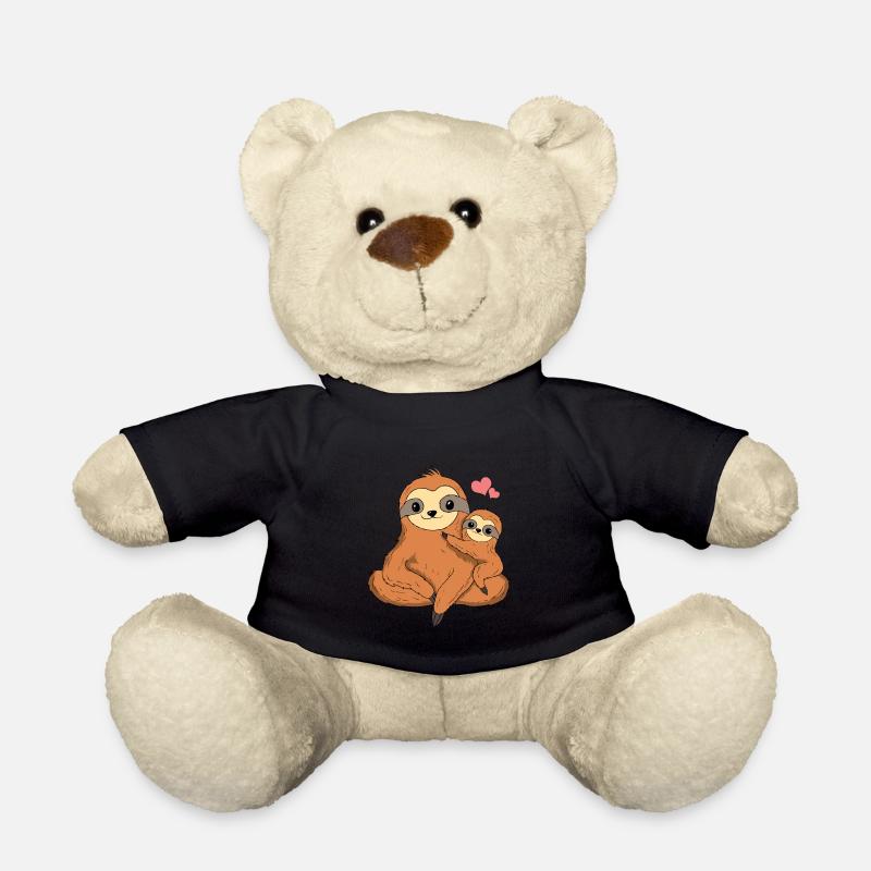 Faultier - Teddy - Schwarz