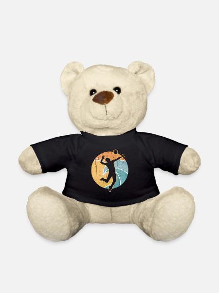 Volley-ball plage Volley Sport Beach Cadeau - Nounours - noir