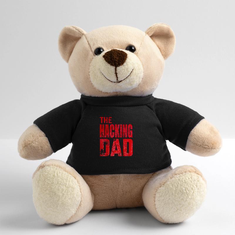 The Hacking Dad Hacker Vater Papa Code Computer Teddy