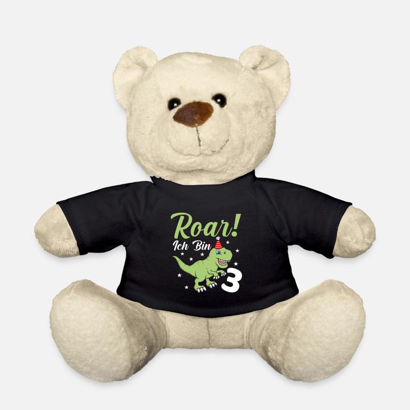 3. Geburtstag - Teddy - Schwarz