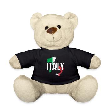 Italy - Teddy Bear - black - Front