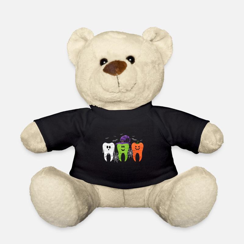 Halloween dent dentiste dentiste assistant dentaire - Nounours - noir
