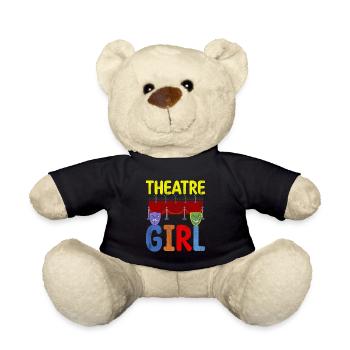 Theatre Girl Theatre Actors And Lovers - Teddy Bear - black - Front