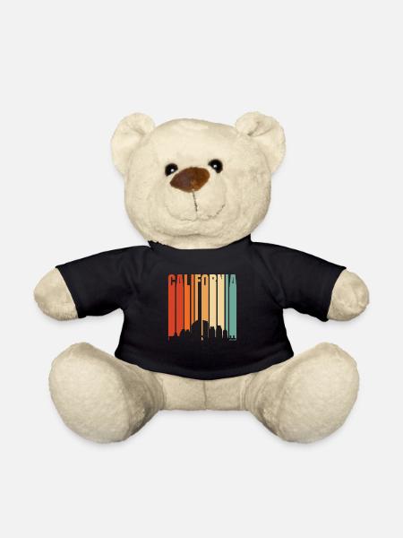 California - Teddy Bear - black