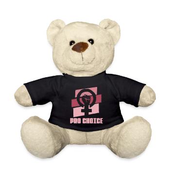 Feminism Feminist Feminist Pro Abortion - Teddy Bear - black - Front