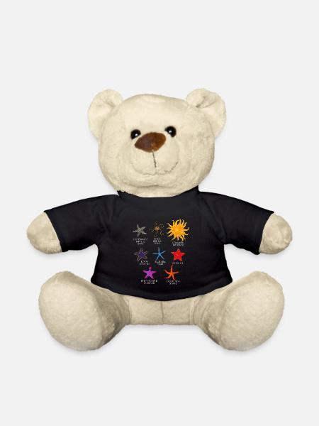 Seestern - Teddy - Schwarz