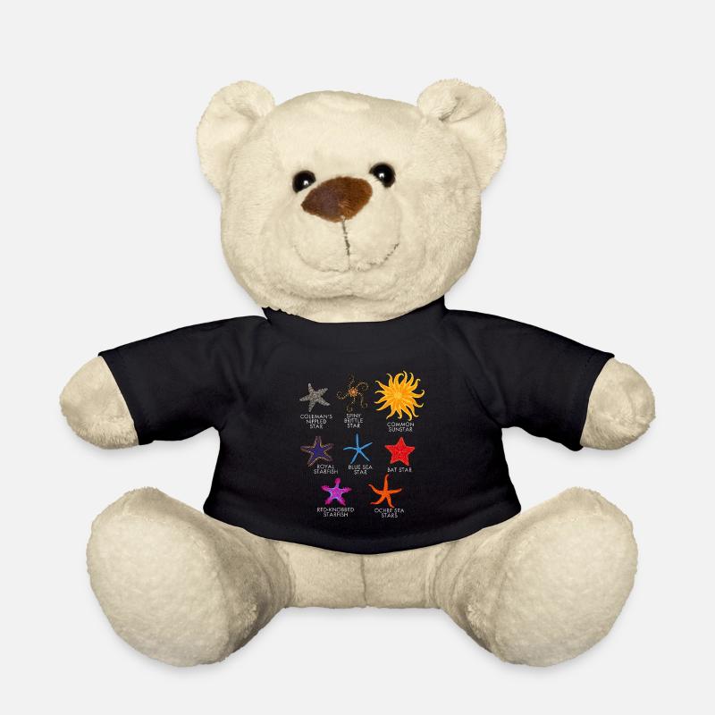 Seestern - Teddy - Schwarz