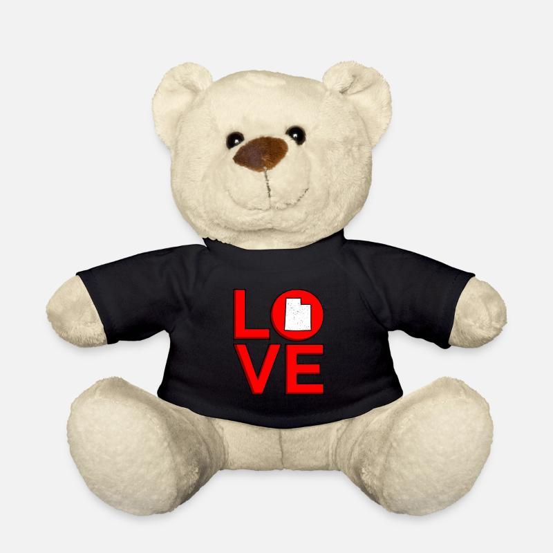 Liebe Utah Geschenk - Teddy - Schwarz