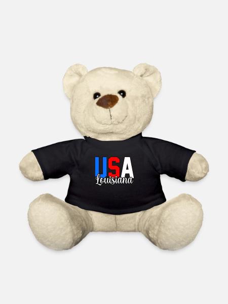 Usa louisiana geschenk - Teddy - Schwarz
