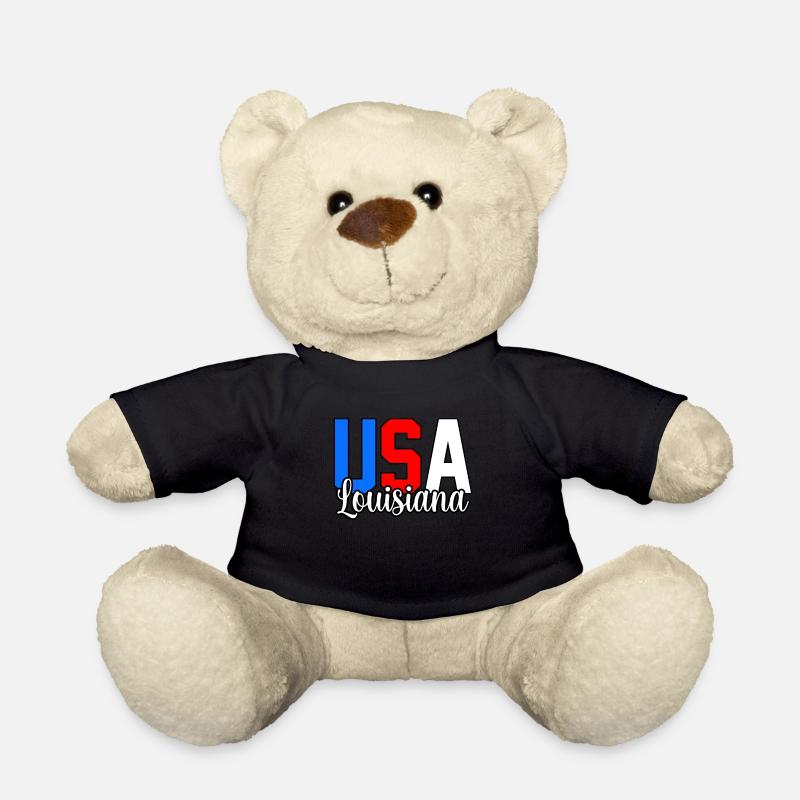 Usa louisiana geschenk - Teddy - Schwarz