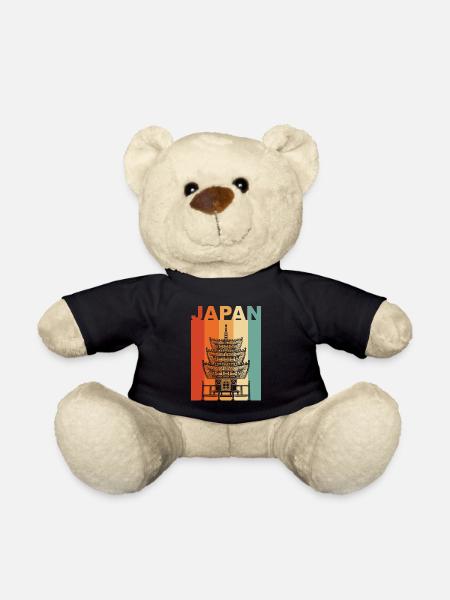 Japan temple gift - Teddy Bear - black