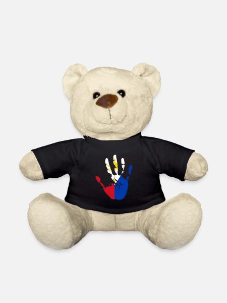 Unterstütze Philippinen Geschenk - Teddy - Schwarz