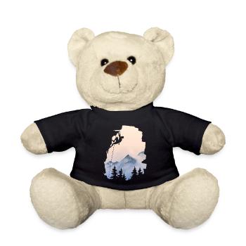 Climbing, Mountains, Rocks, Trad, Sport, Climbing, Bouldering - Teddy Bear - black - Front