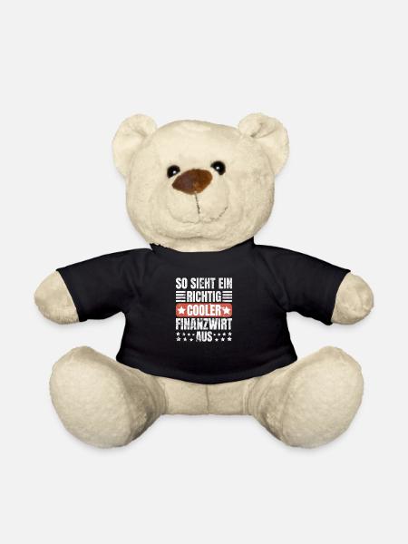 Finanzbeamter Finanzmanager Geld Job Arbeit - Teddy - Schwarz