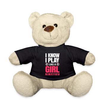 Football féminin - Nounours - noir - Devant