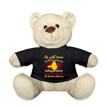 Es Gibt Zwei Arten Von Menschen Ludwigshafener - Teddy - Schwarz - Vorne