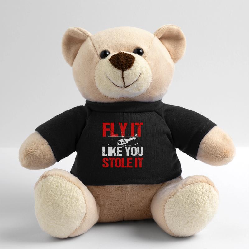 Hubschrauber Pilot Geschenk Teddy