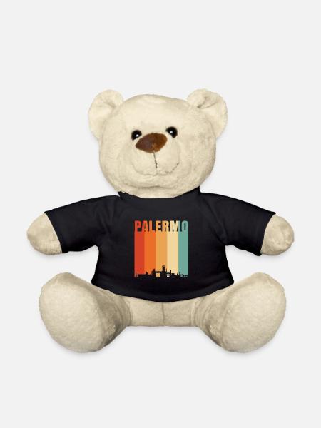 Palermo Italien Skyline - Teddy - Schwarz
