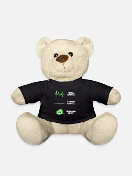 Assistante dentaire Dentiste Dentiste Assistante dentaire - Nounours - noir