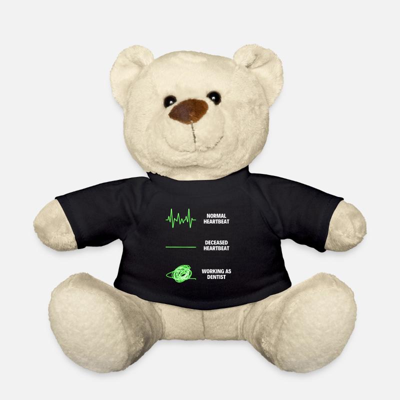 Assistante dentaire Dentiste Dentiste Assistante dentaire - Nounours - noir