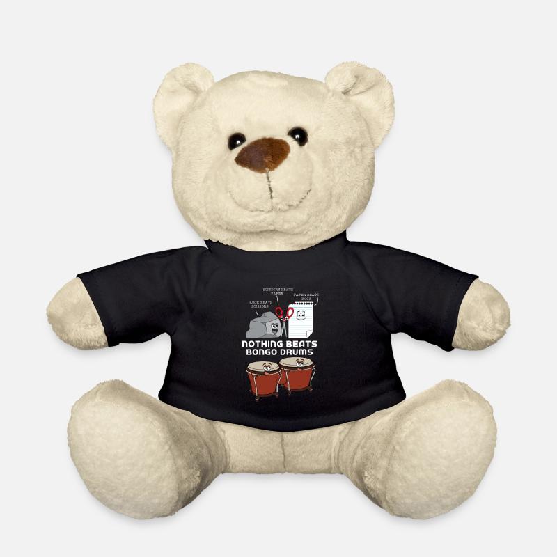 Bongo Drums Trommel - Teddy - Schwarz