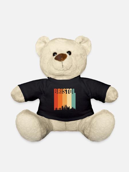 The beauty of Bristol - Teddy Bear - black