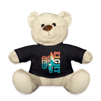 8. Geburtstag Bmx Fahrrad 8 Jahre Geschenk - Teddy - Schwarz - Vorne