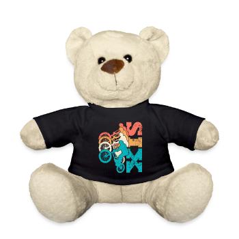 6. Geburtstag Bmx Fahrrad 6 Jahre Geschenk - Teddy - Schwarz - Vorne