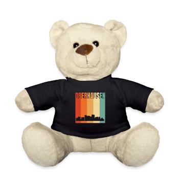 Oberhausen Skyline - Teddy - Schwarz - Vorne