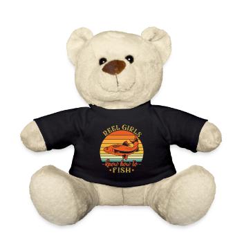 Reel Girls Know How To Fish - - Teddy - Schwarz - Vorne