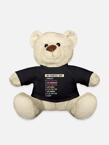 Funny Tom Tom Quotes Tom Tom Instrument Players - Teddy - Schwarz