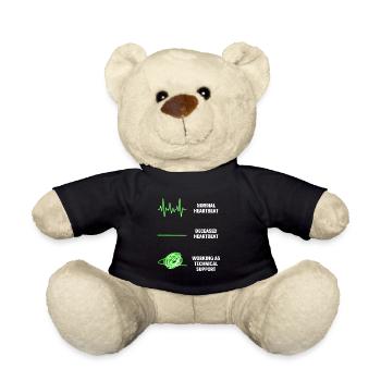Technical Support Worker Funny Technical Support - Teddy - Schwarz - Vorne