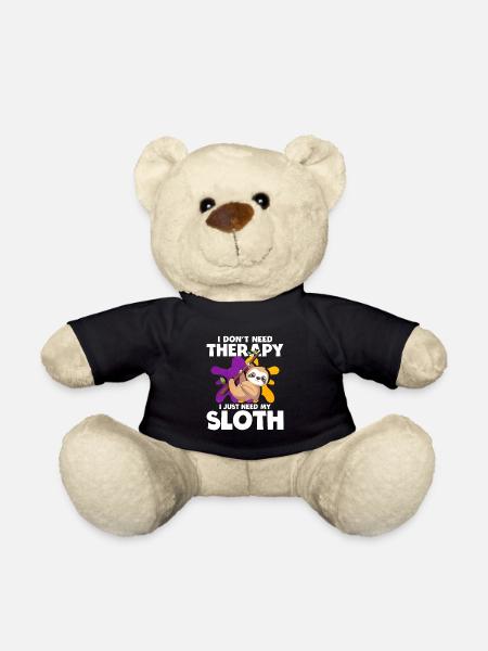 Faultier - Teddy - Schwarz
