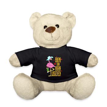 Bin Da Kann Losgehen - Teddy - Schwarz - Vorne