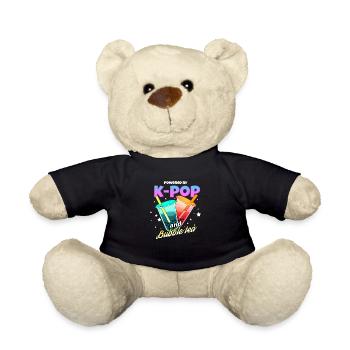 K Pop Und Bubble Tee - Teddy - Schwarz - Vorne
