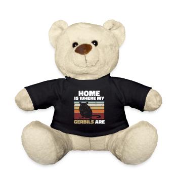 Gerbil - Teddy Bear - black - Front